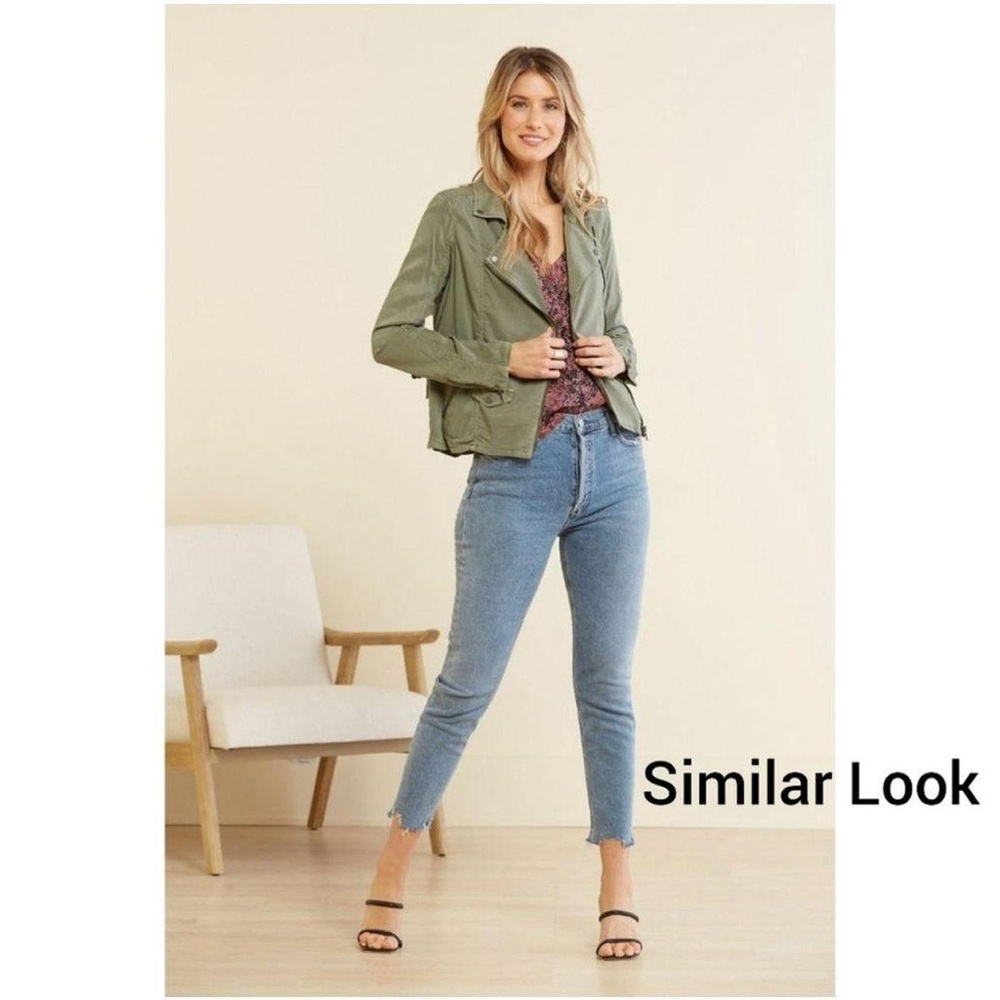 7 For All Mankind Women's Green Jacket size small